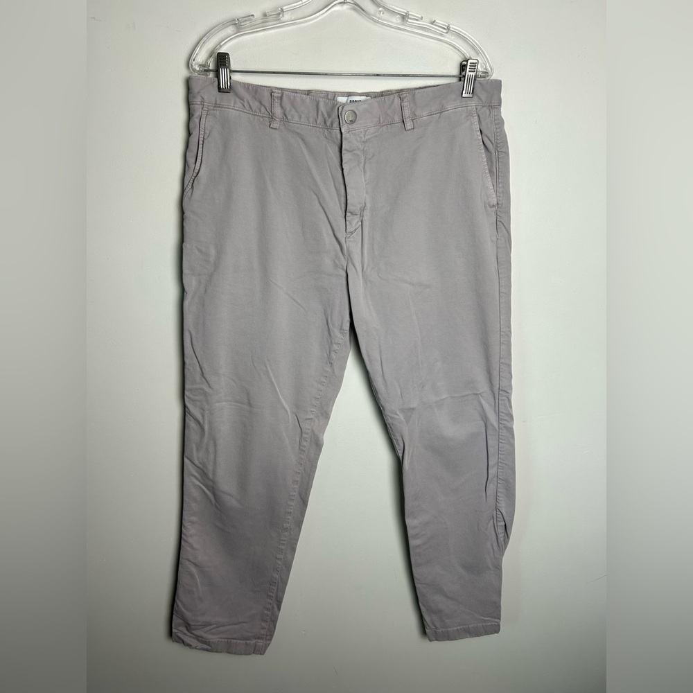 Spoke‎ London Build C Men’s 36 Gray Oatmeal Cotton Chino Pants Casual Minimalist